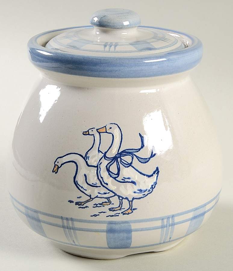 Gaggle of Geese Small Canister & Lid by Louisville-1
