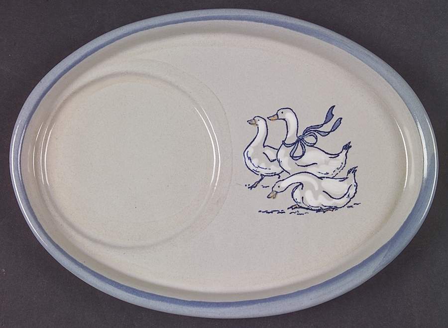 Gaggle of Geese Oval Snack Tray by Louisville-1