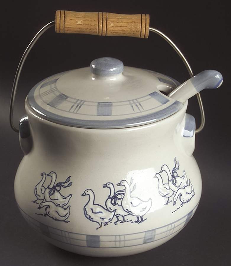 Gaggle of Geese Tureen & Lid w/Ladle by Louisville-1