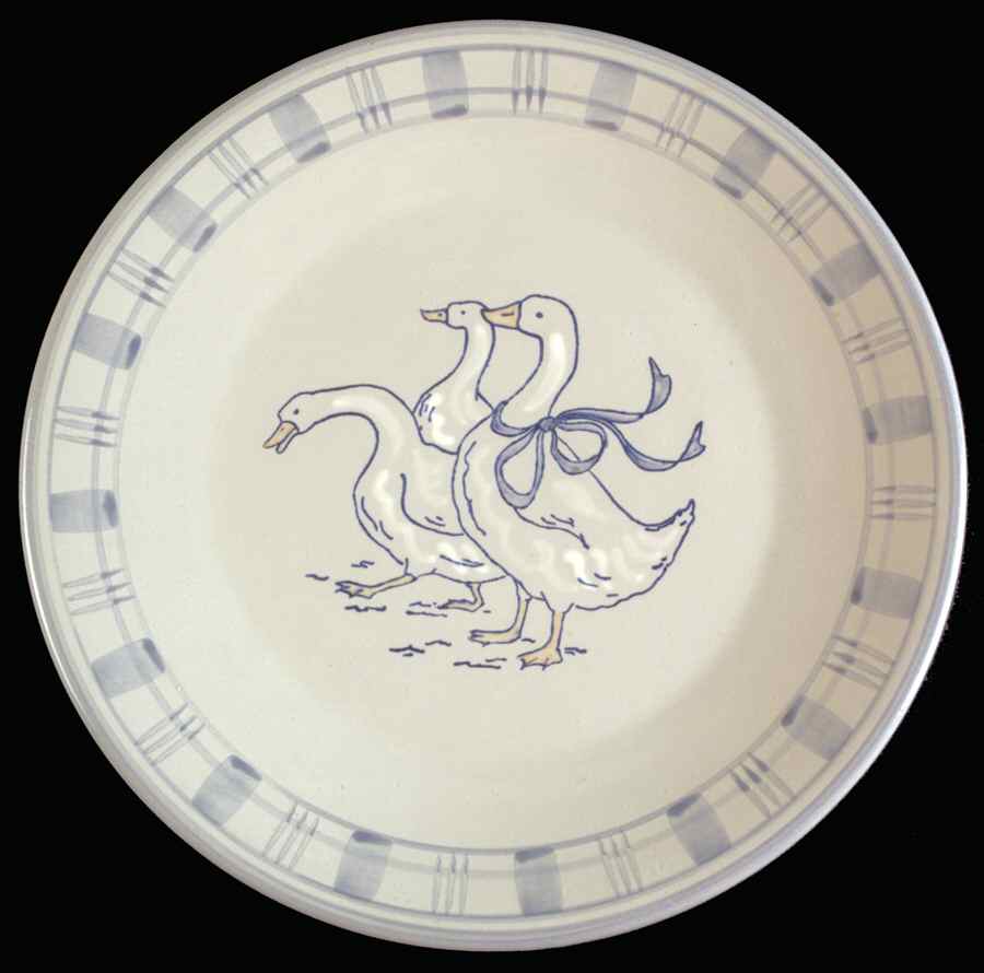 Gaggle of Geese 13" Chop Plate (Round Platter) by Louisville-1