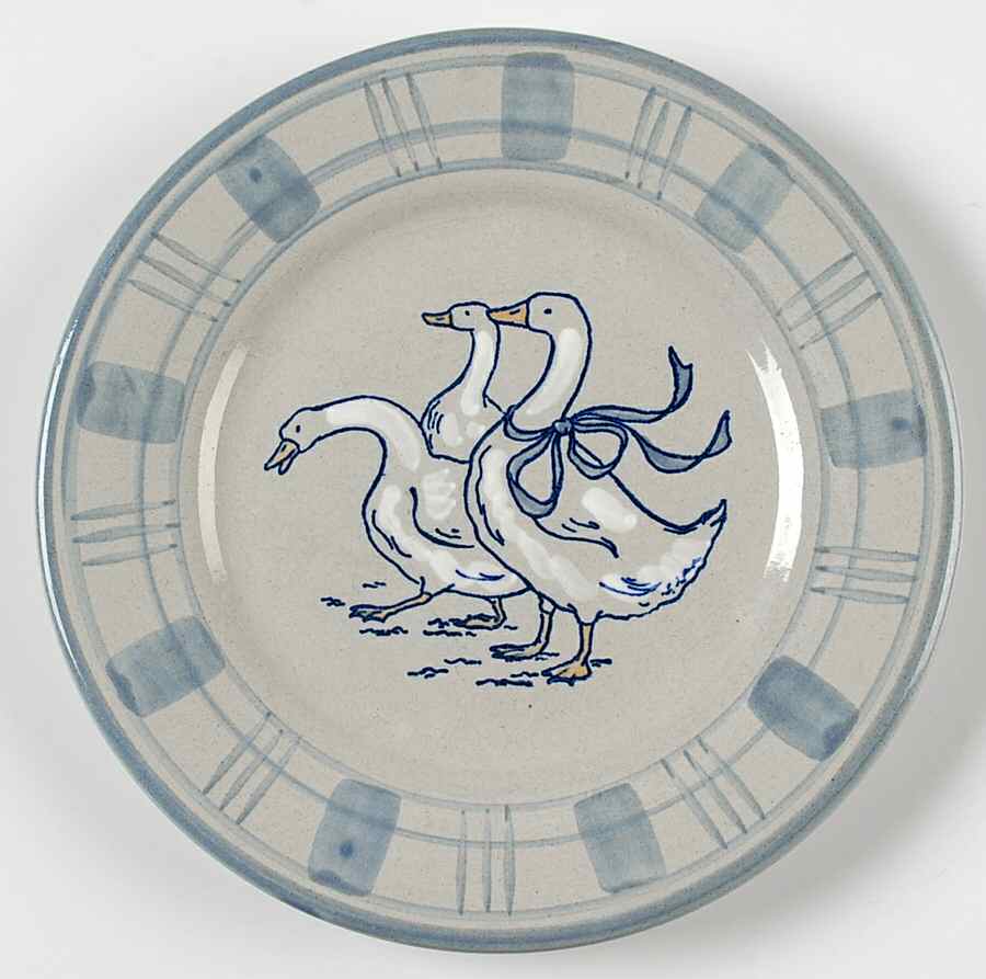 Gaggle of Geese Salad Plate by Louisville-1