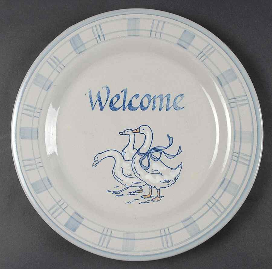 Gaggle of Geese Dinner Plate by Louisville-1