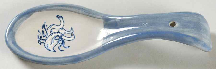 Gaggle of Geese Spoon Rest/Holder (Holds 1 Spoon) by Louisville-1