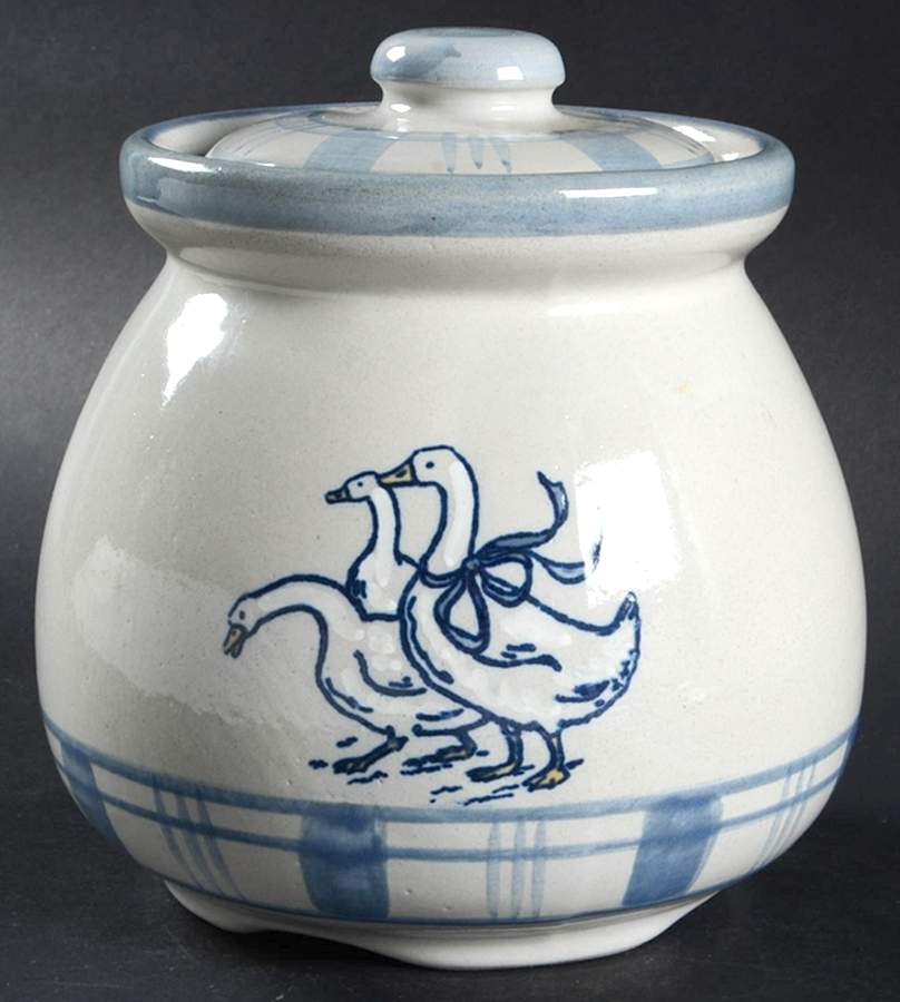 Gaggle of Geese Medium Canister & Lid by Louisville-1