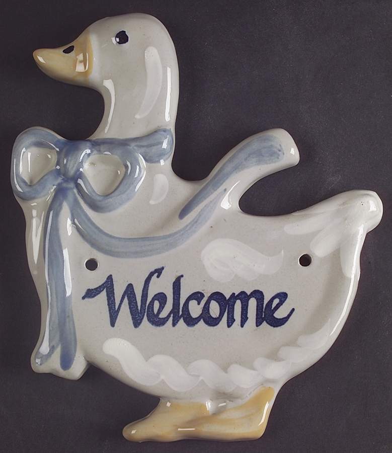 Gaggle of Geese "Welcome" Wall Plaque by Louisville-1
