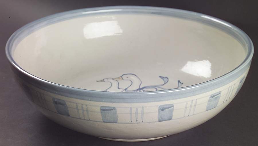 Gaggle of Geese 12" Large Salad Serving Bowl by Louisville-1