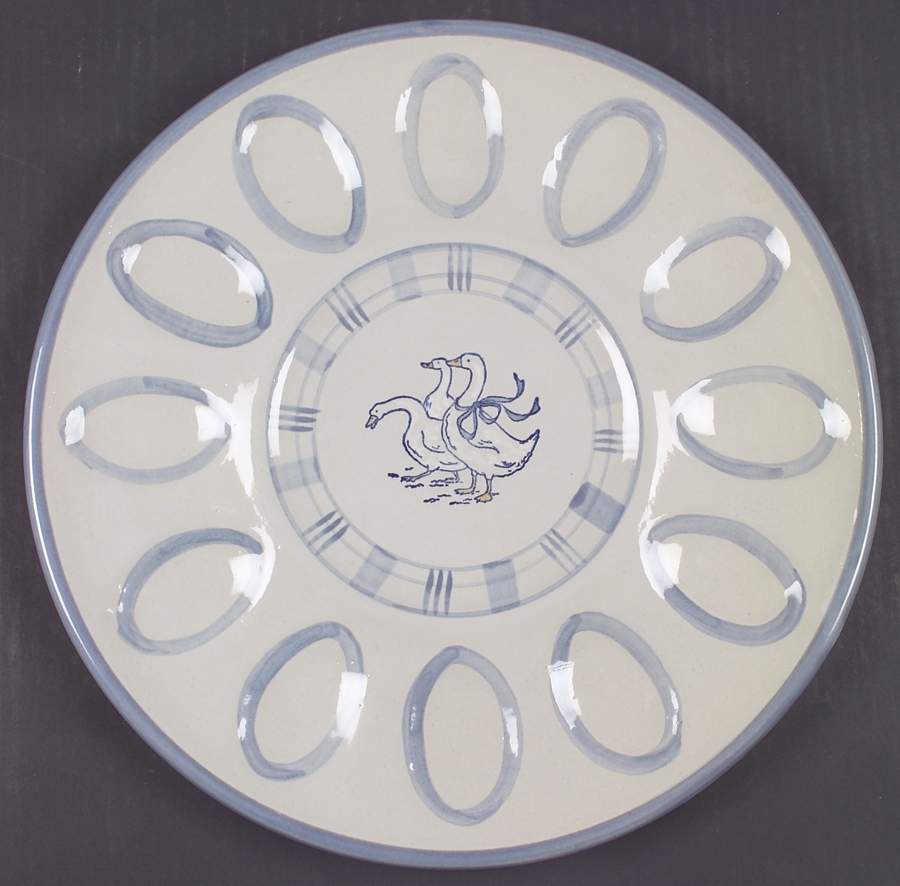 Gaggle of Geese Deviled Egg Plate by Louisville-1