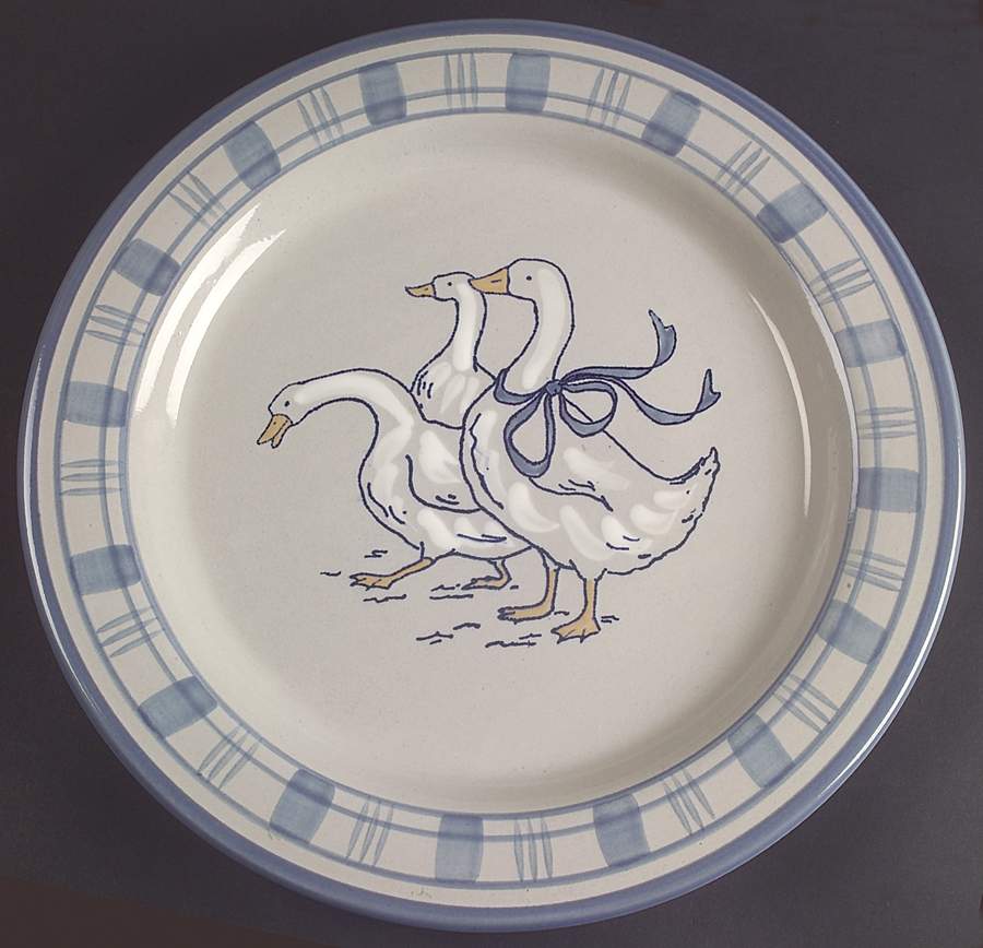 Gaggle of Geese 13" Chop Plate (Round Platter) by Louisville-1