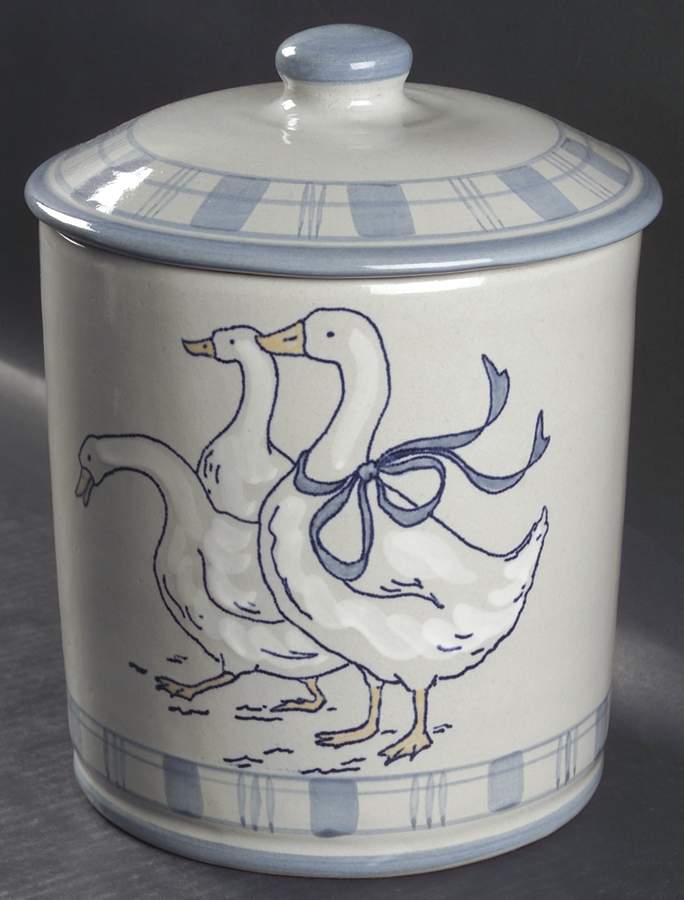Gaggle of Geese Extra Large Canister & Lid by Louisville-1