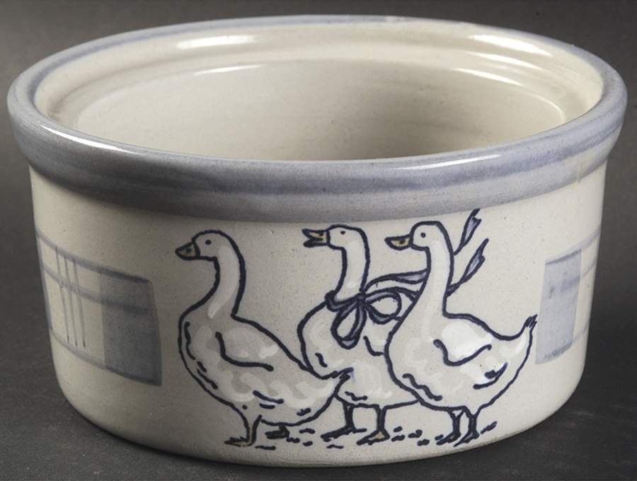 Gaggle of Geese Butter Tub No Lid by Louisville-1