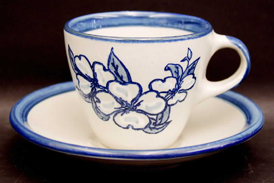 LOU1 Flat Cup & Saucer Set by Louisville-1
