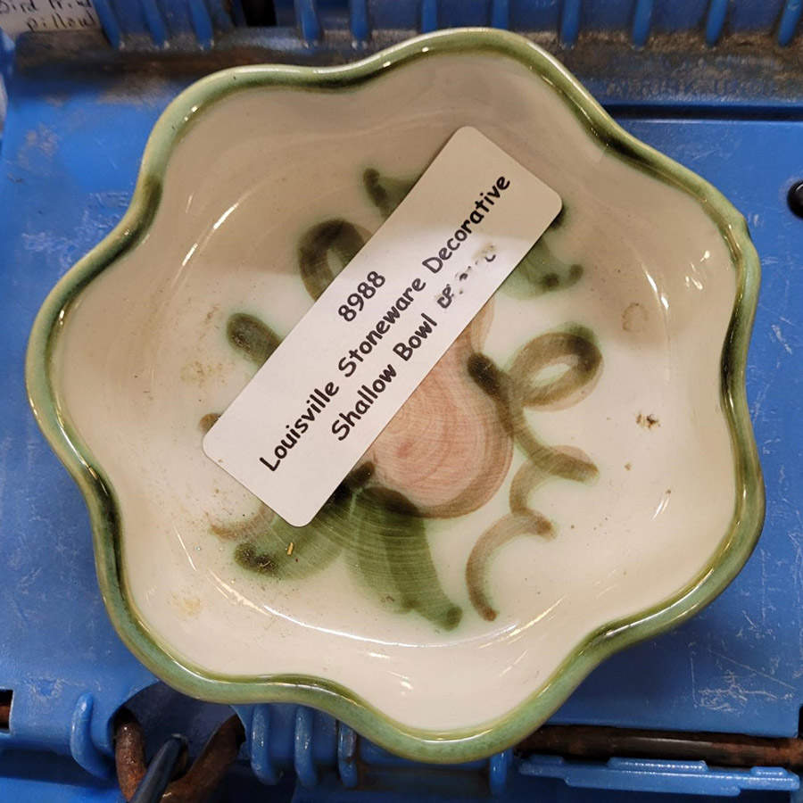 Pear Scalloped Bowl by Louisville-1