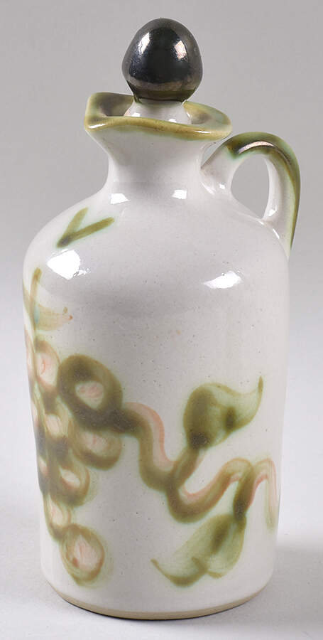 Pear Vinegar Cruet and Stopper by Louisville-1