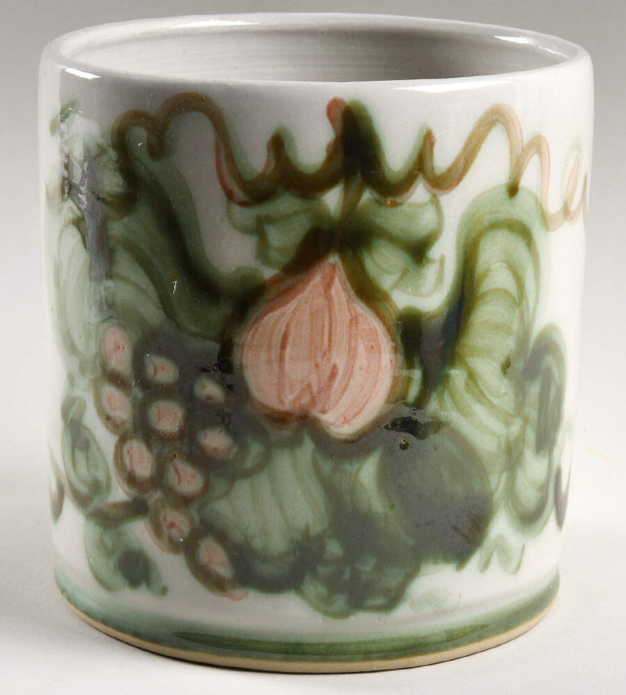 Pear Large Canister No Lid by Louisville-1