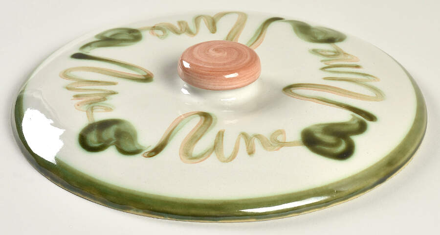 Pear Lid for 6 Qt Round Covered Casserole by Louisville-1