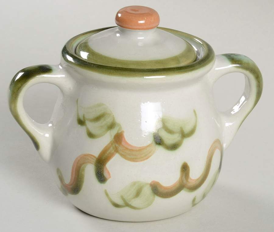 Pear Sugar Bowl & Lid by Louisville-1