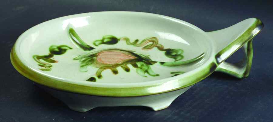 Pear Handled Microwave Dinner Plate by Louisville-1