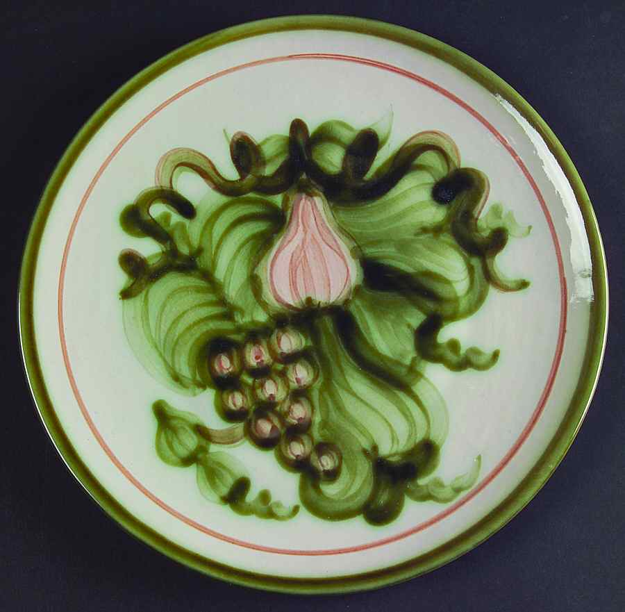 Pear Coupe Luncheon Plate by Louisville-1