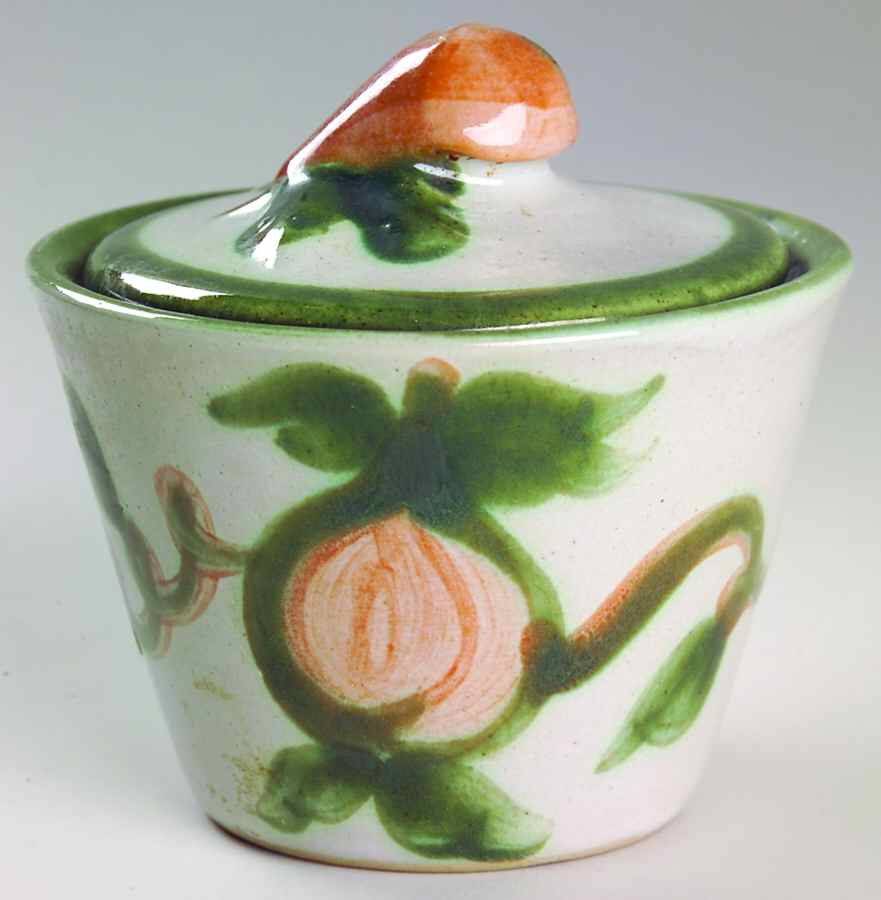 Pear Sugar Bowl & Lid by Louisville-1