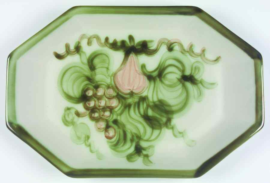Pear 17" Octagonal Serving Platter by Louisville-1