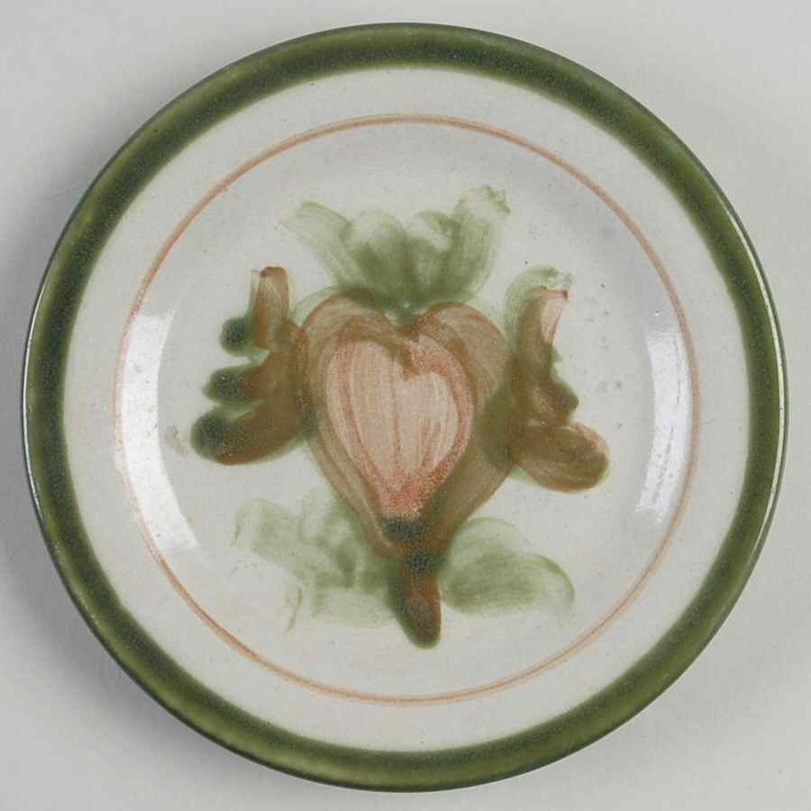 Pear Bread & Butter Plate by Louisville-1