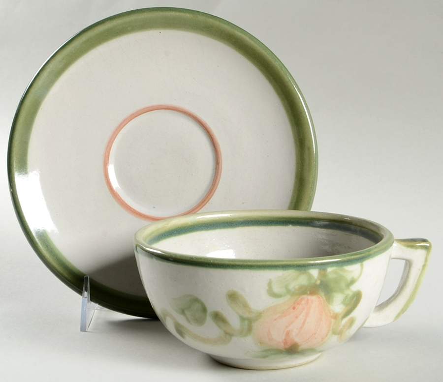 Pear Joke Cup & Saucer Set by Louisville-1
