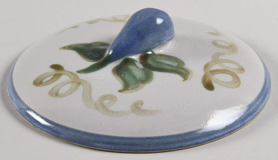 Vintage (Blue Band) Lid for 2 Qt Round Covered Casserole by Louisville-1