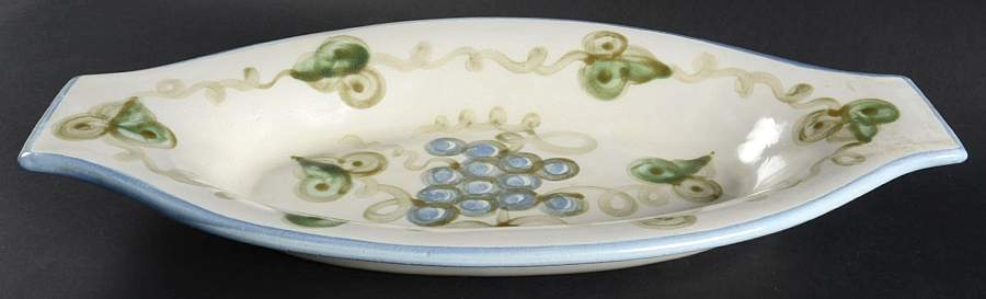 Vintage (Blue Band) 18" Boat Platter by Louisville-1