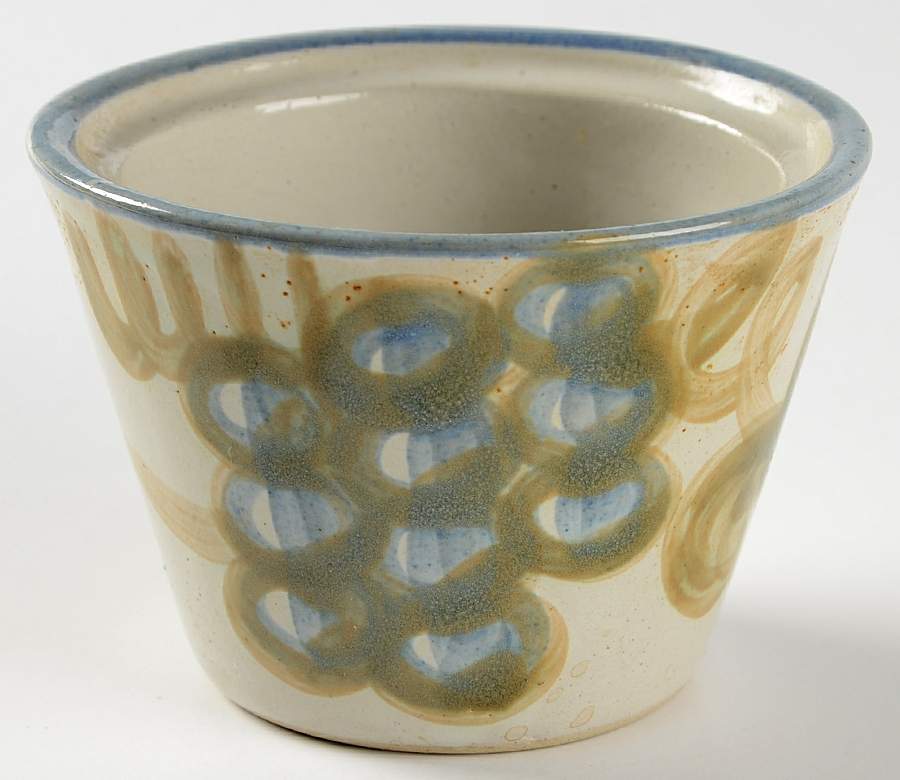 Vintage (Blue Band) Sugar Bowl No Lid by Louisville-1