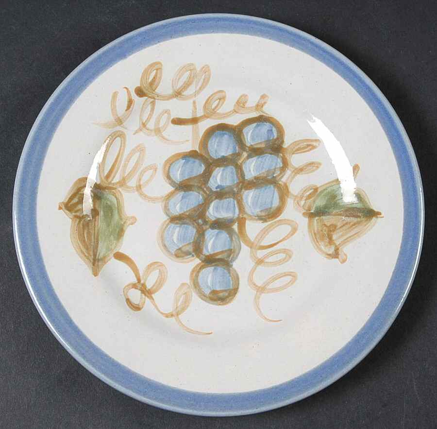 Vintage (Blue Band) Salad Plate by Louisville-1
