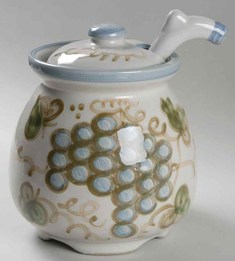 Vintage (Blue Band) Tureen & Lid w/Ladle by Louisville-1