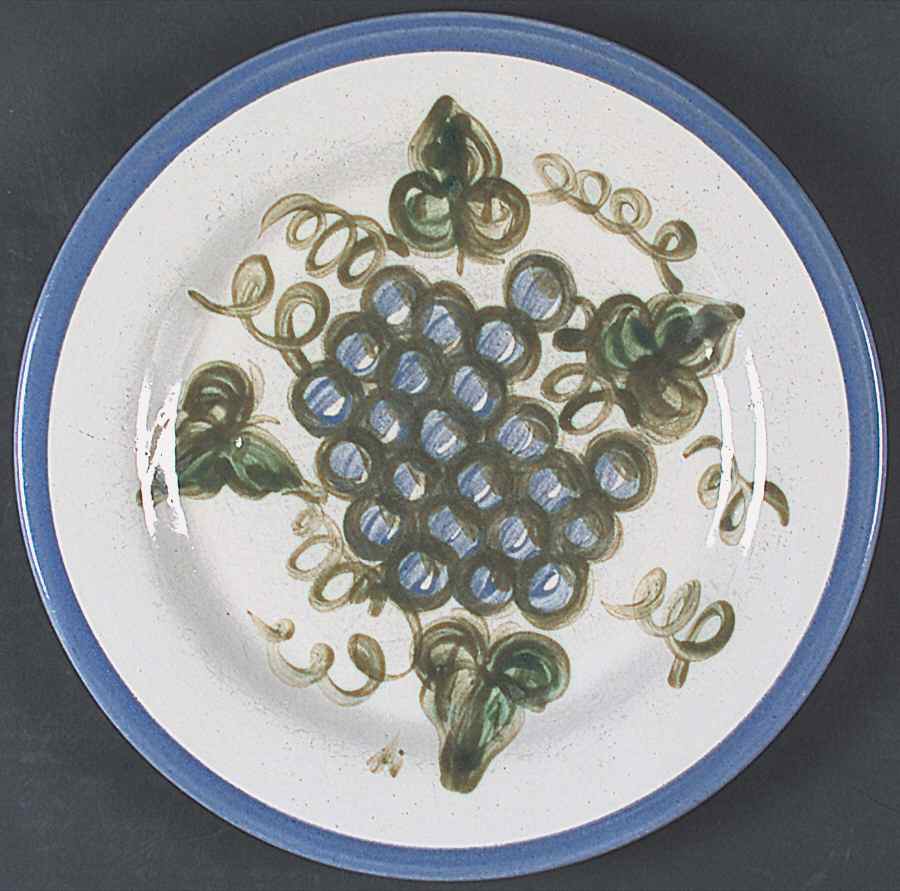 Vintage (Blue Band) Dinner Plate by Louisville-1