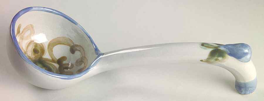 Vintage (Blue Band) Tureen Ladle by Louisville-1