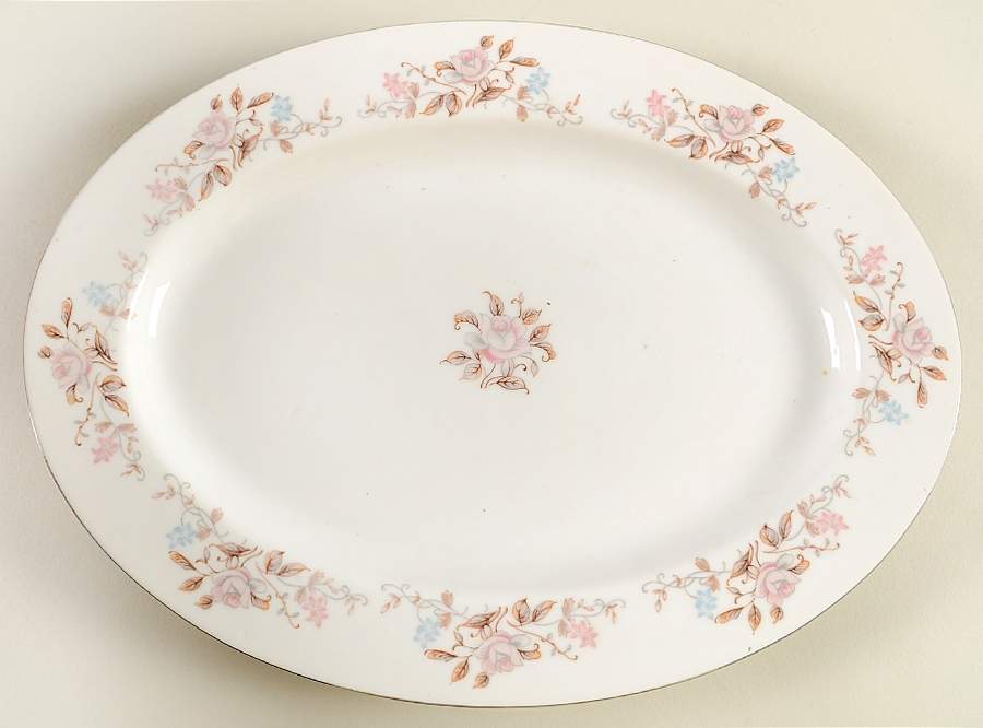 Elizabeth 12" Oval Serving Platter by Lovely-1