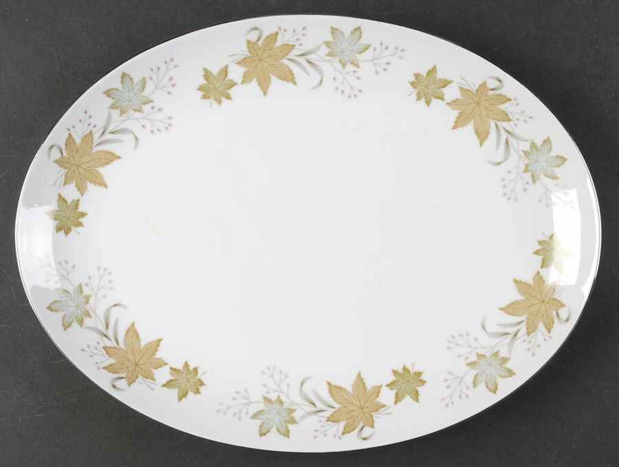 Gayle 12" Oval Serving Platter by Lovely-1