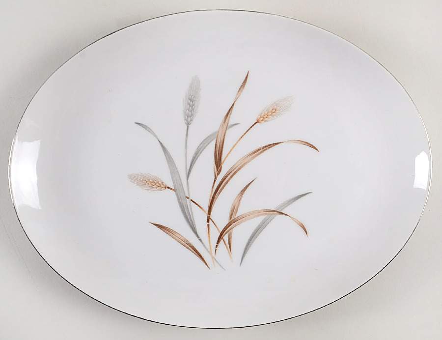 Ninon 12" Oval Serving Platter by Lovely-1