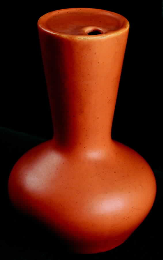 California Cerama Stone Pumpkin Sugar Pourer by Laurel (USA)-1