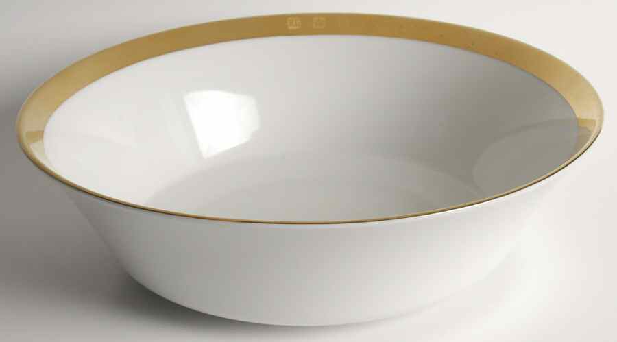 Academy Gold 9" Round Vegetable Bowl by Ralph Lauren China-1