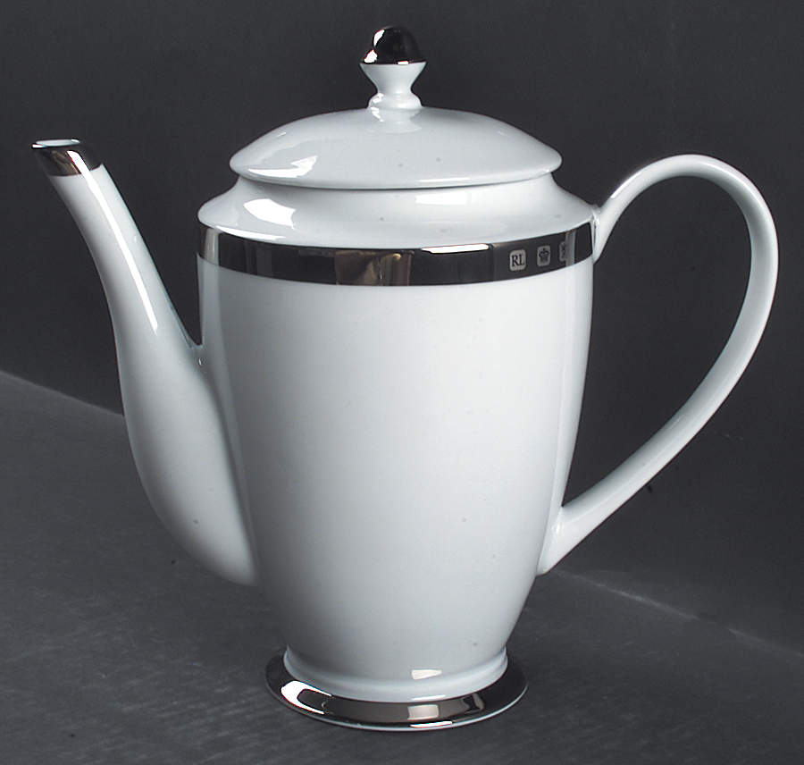 Academy Platinum Coffee Pot & Lid by Ralph Lauren China-1