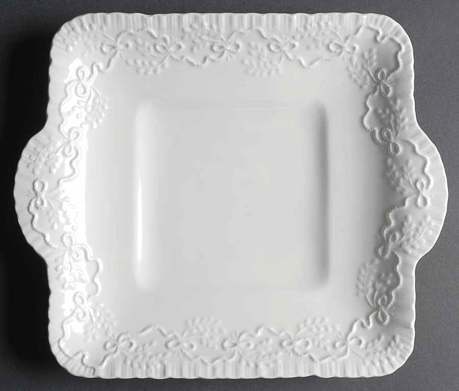 Claire Square Handled Cake Plate by Ralph Lauren China-1
