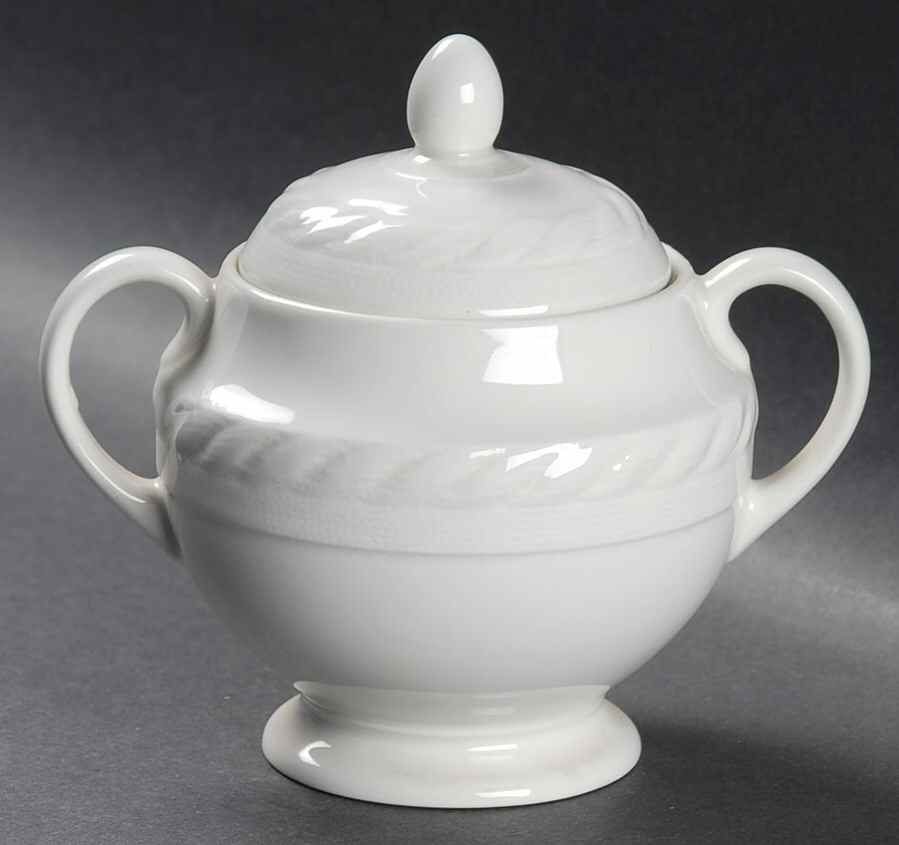 Clearwater Sugar Bowl & Lid by Ralph Lauren China-1