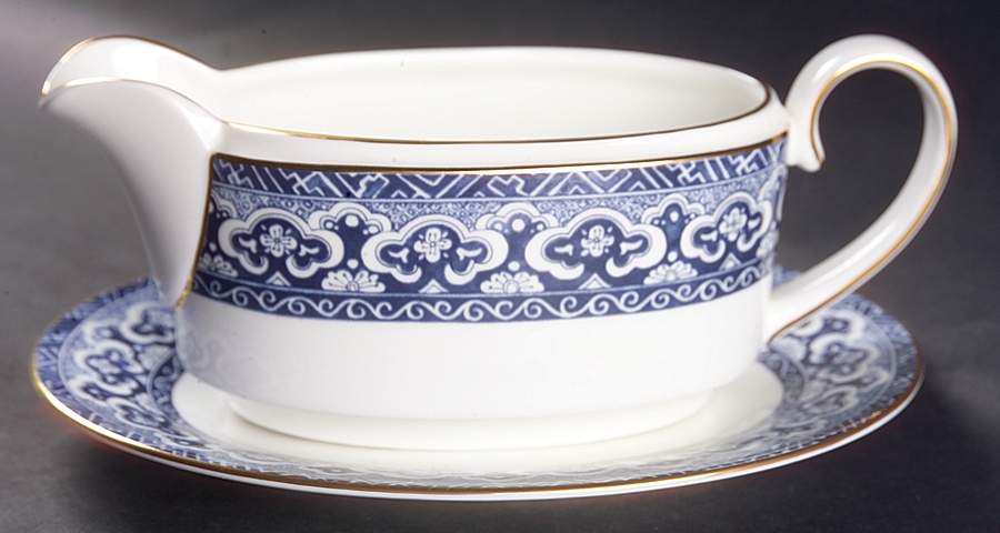 Empire Gravy Boat & Underplate/Relish by Ralph Lauren China-1