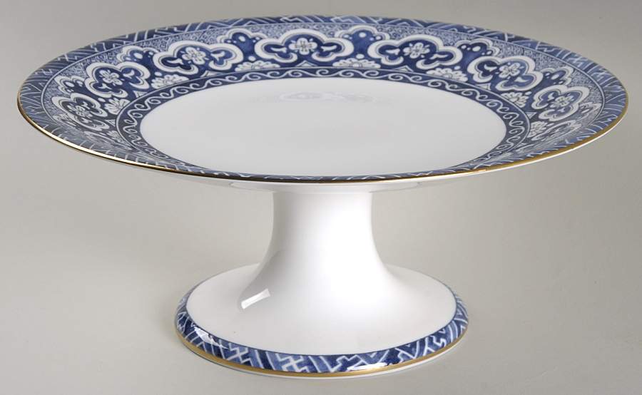 Empire 9" Diameter Pedestal Cake Stand by Ralph Lauren China-1