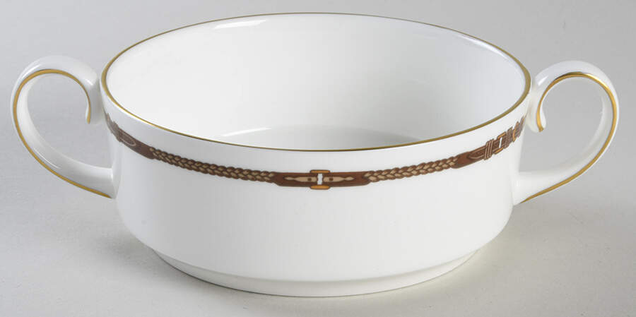 Equestrian Flat Cream Soup Bowl by Ralph Lauren China-1