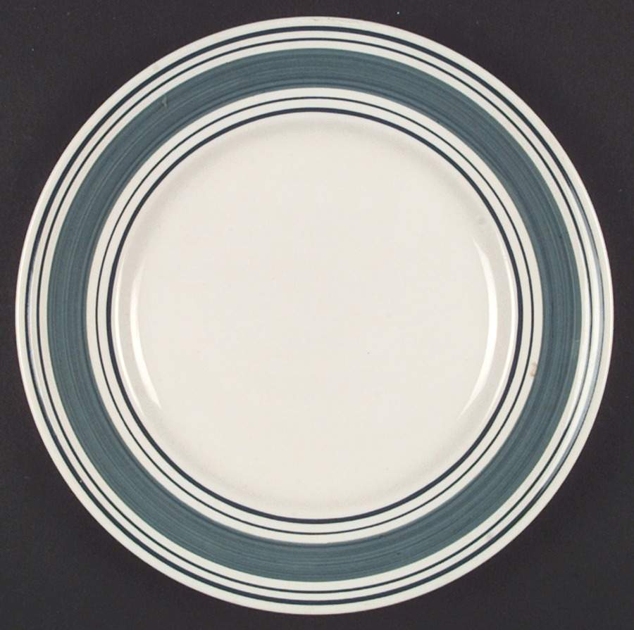 Farmstead Ticking Green Dinner Plate by Ralph Lauren China-1