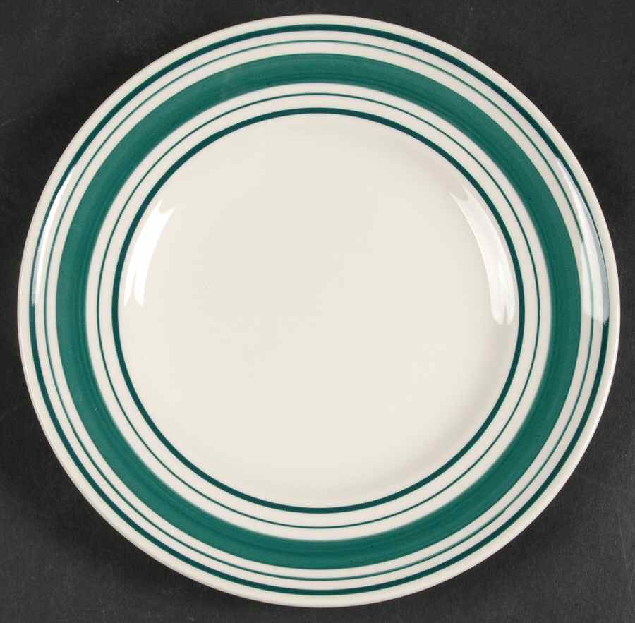 Farmstead Ticking Green Bread & Butter Plate by Ralph Lauren China-1