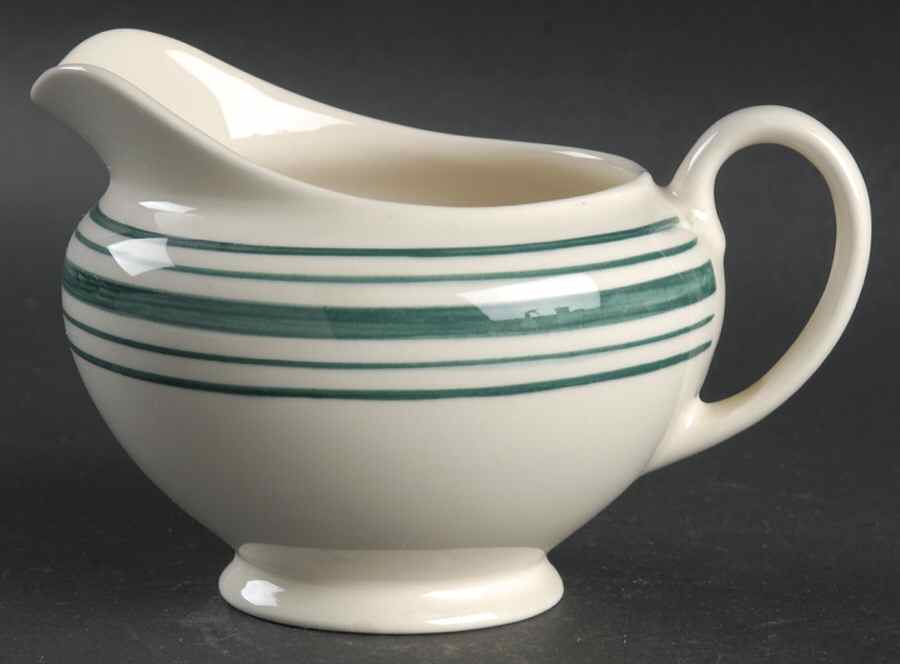 Farmstead Ticking Green Creamer by Ralph Lauren China-1