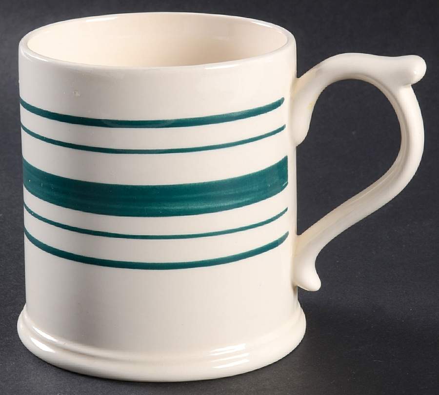Farmstead Ticking Green Mug by Ralph Lauren China-1
