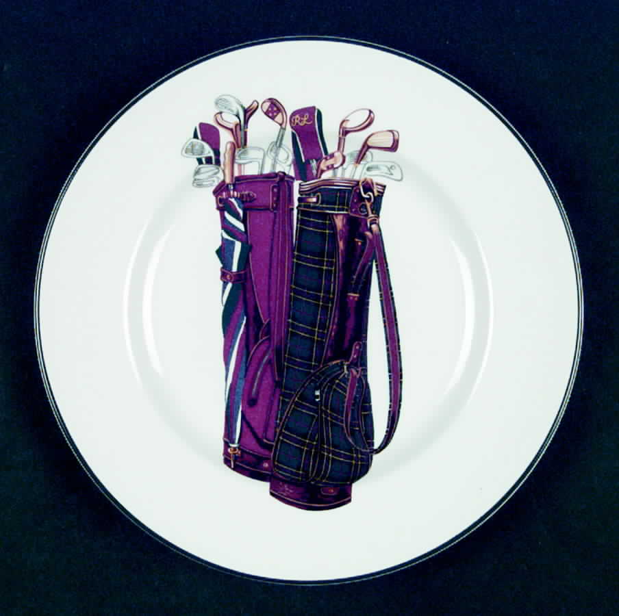 Golf Salad Plate by Ralph Lauren China-1