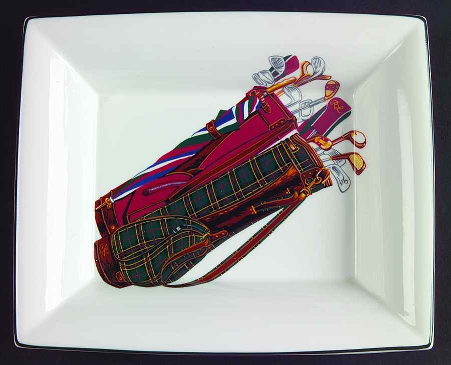 Golf Rectangular Tray by Ralph Lauren China-1
